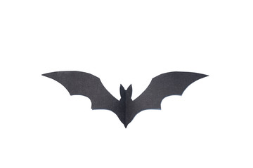 Halloween concept object isolated on white , paper cut