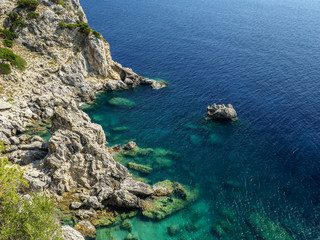 Corfu Island and Ionian sea