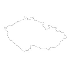 Map of Czech Republic