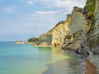 Corfu Island and Ionian sea