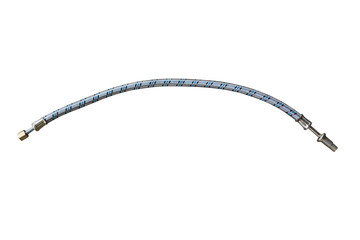 hydraulic high pressure hose isolated on white background