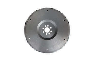 flywheel for automotive diesel engine on a white background