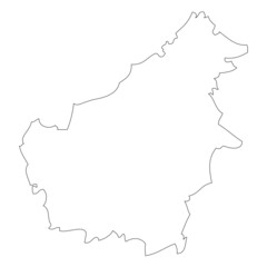Fototapeta premium Map of Borneo
