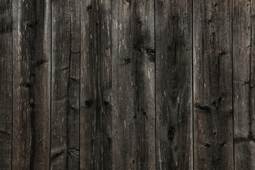 Texture of dark wooden surface as background, closeup view