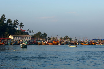 Der Fischereihafen von Matara in Sri Lanka © hecke71