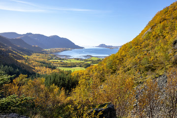 Happy hike to Guromannen mountain  in Northern Norway