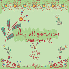 illustration background_6_for design and print in Doodle style