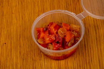 Berry sweet topping