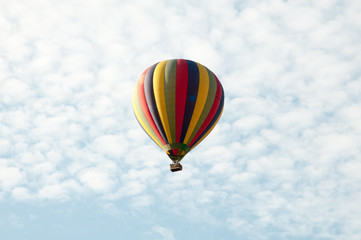 Colourful hot air balloon 