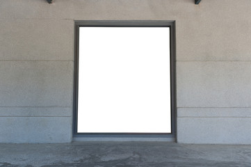 Shop Boutique Store Front with Big Window and Place for Name