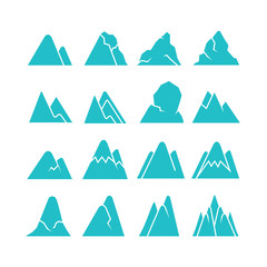 blue mountain icons