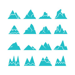 blue mountain icons