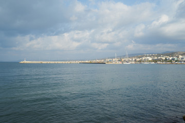 Die Stadt Rethymno auf der Insel Kreta