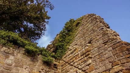 Fototapeta premium Monastery ruins beside Culross Abbey. 