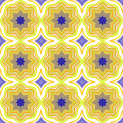 Obraz premium Seamless pattern background with multi-colored wavy lines.