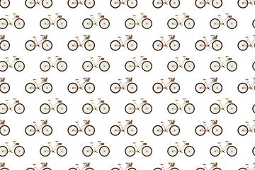 pattern with Bicycle Image