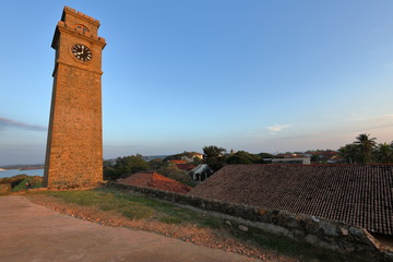 Sonnenuntergang und Abendstunden in Galle
