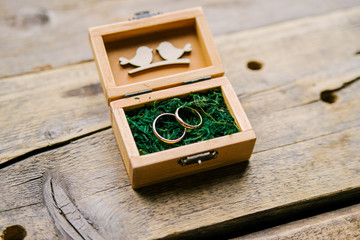 wedding ring in the box 