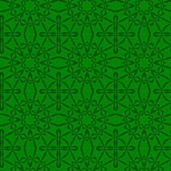 Seamless color pattern from a variety of geometric shapes and lines.