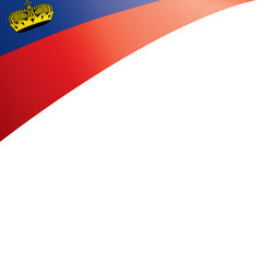 liechtenstein flag, vector illustration on a white background.