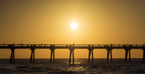 Fishing pier on Gulf Coast