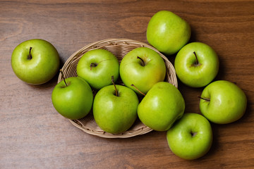 green apples