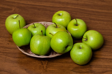 green apples