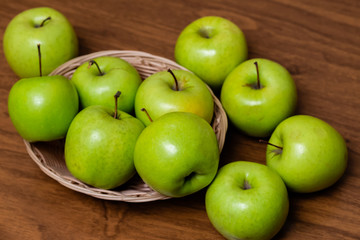 green apples