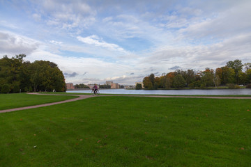 Autumn Park, Yelagin Island, St. Petersburg, Russia
