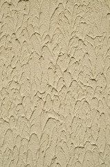 New decorative yellow plaster closeup