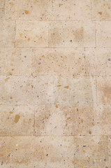 New wall of relief volcanic  tuff closeup