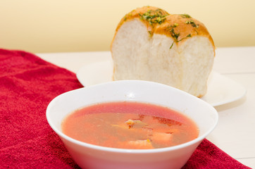 Beetroot National Borsch with Pampushkas