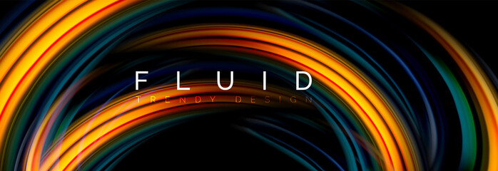 Fluid color motion concept