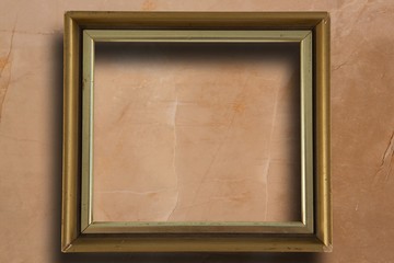 Fototapeta premium Composite image of empty photo frame