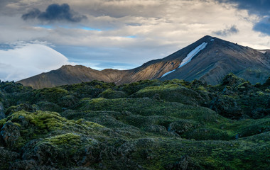 Fototapeta premium Kolorowe góry w Landmannalaugar, Iceland