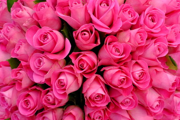 Background image of bouquet of pink roses