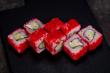 Japanese roll with prawn