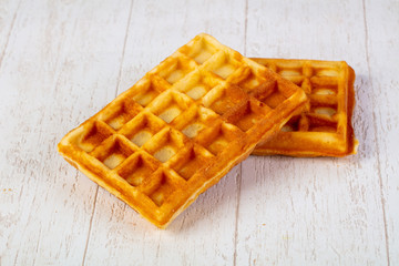Sweet tasty waffel