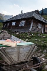 Shepherds' house in the Ukrainian Carpathians