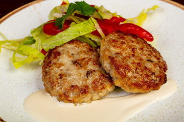 Two Chicken cutlet