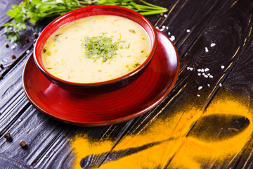 thick hot soup