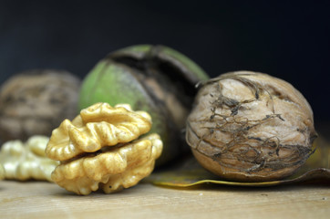 Fresh Walnut autumn time