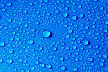 Drops of water.