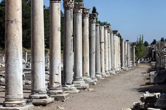 Ephesus ancient city in Izmir, Turkey