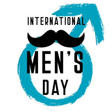 Men's Symbol for International Men's Day vector illustration for your design
