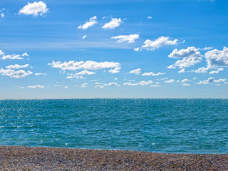 High Contrast Vibrance Sea and Rocky Beach © Jason