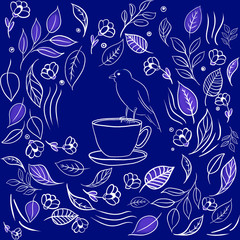 cafe sketch illustration 