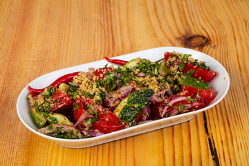 Traditional Georgian salad