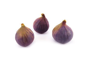 Obraz premium Fresh ripe fig isolated