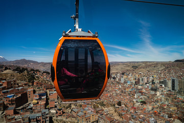 Teleferico Cable Car in La Paz Bolivia